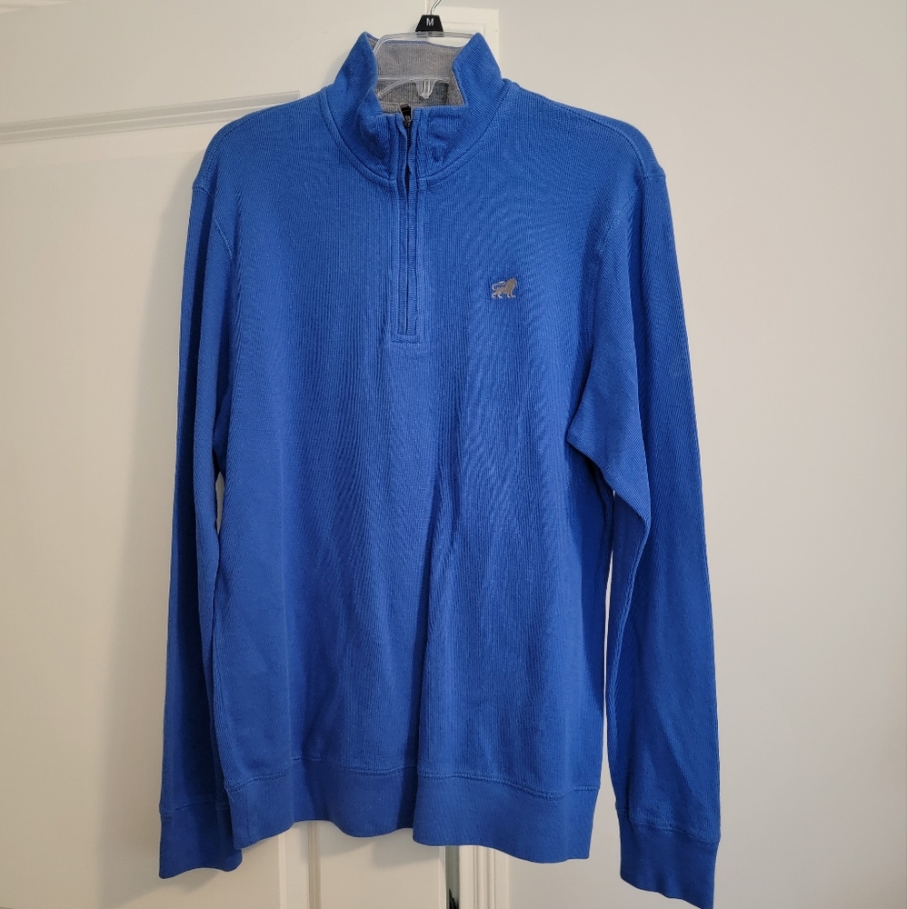 Old Navy Mens medium, quarter zip top in blue